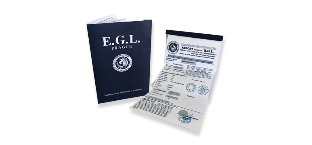 Malý certifikát laboratoře EGL