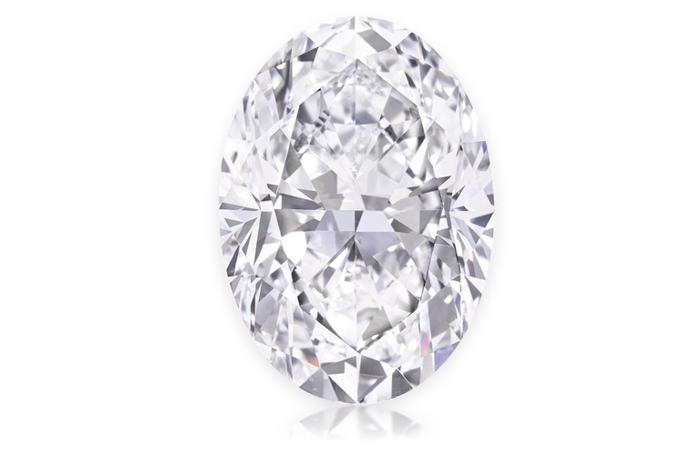 Diamant oválného brusu s hmotností 50.39ct