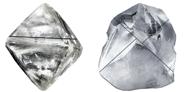 rovina štěpení diamantů
