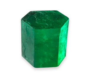 šesterečné krystaly smaragdu
