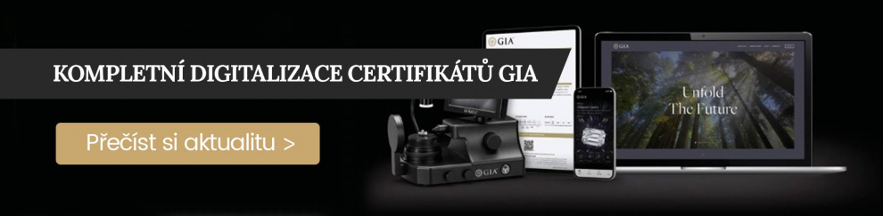 Banner - Kompletní digitalizace certifikátů GIA