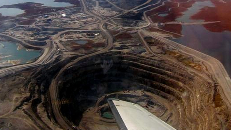 Kanadský důl Diavik
