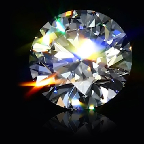 Irizace diamantu