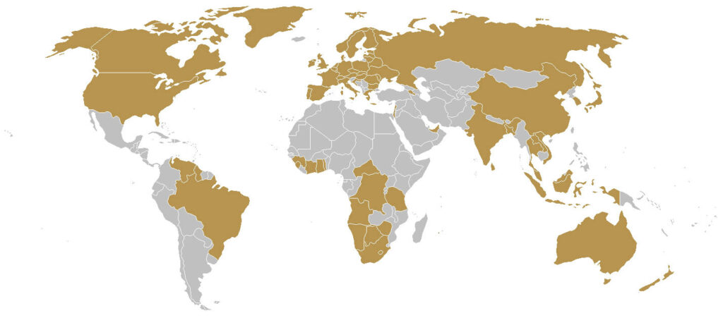 Členské státy Kimberleyského procesu