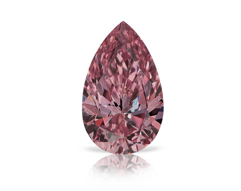 diamant 0.15ct 4PR (Fancy Intense Pink)/VS1 s Argyle certifikátem