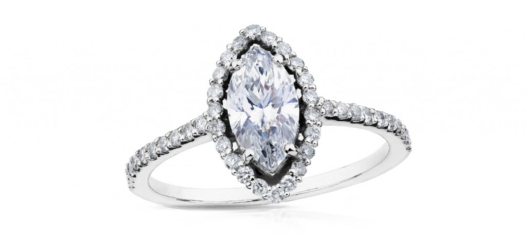 vintage zásnubní prsten s diamanty