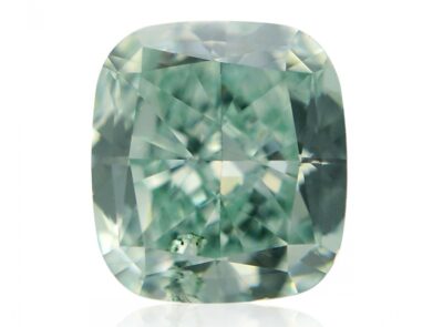 0.31ct Fancy Intense Bluish Green/SI2 s GIA certifikátem