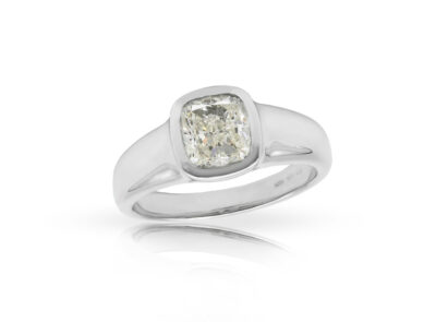 pánský zlatý prsten s diamantem 2.00ct J/SI2 s HRD certifikátem