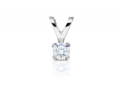 zlatý přívěsek s diamantem 0.314ct E/VVS2 s IGI certifikátem