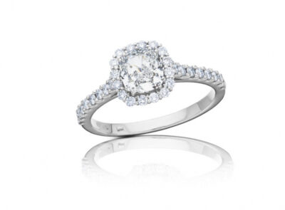 zlatý prsten s diamantem 1.02ct F/IF s GIA certifikátem