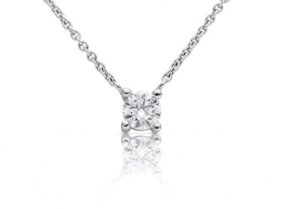 zlatý řetízek s diamantem 0.31ct E/IF s GIA certifikátem