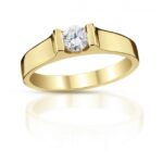 Diamantový prsten model VVDiamonds 14 - 18k žluté zlato