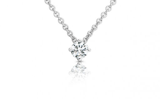 Diamantový přívěsek model VVDiamonds 24 - 14k bílé zlato