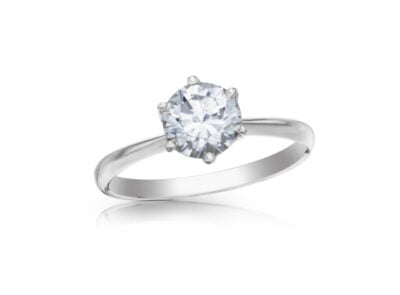 zlatý prsten s diamantem 1.54ct J/VVS2 s GIA certifikátem