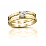 Diamantový prsten model VVDiamonds 25 - 18k žluté zlato