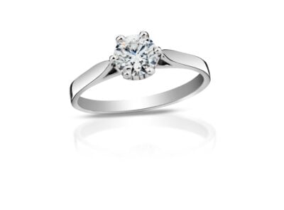 Diamantový prsten model VVDiamonds 30 - 14k bílé zlato