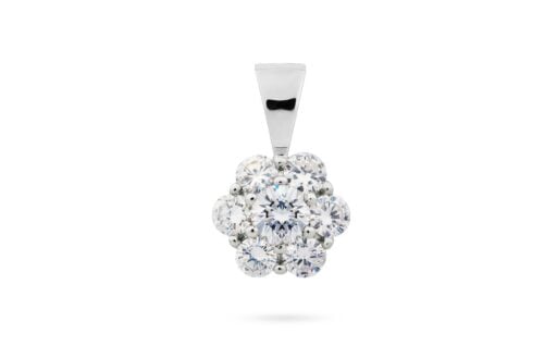 Diamantový přívěsek model VVDiamonds 8 - 14k bílé zlato