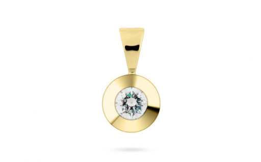 Diamantový přívěsek model VVDIamonds 1 - 18k žluté zlato