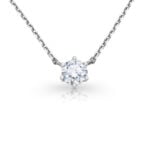 Diamantový přívěsek model VVDiamonds 26 - 14k bílé zlato