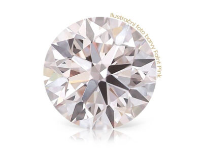 0.41ct Faint Pink/VS2 s GIA certifikátem