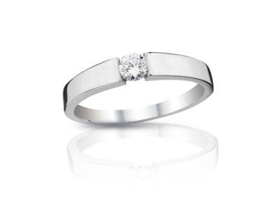 Diamantový prsten model VVDiamonds 36 - 14k bílé zlato