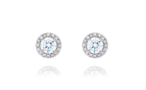 Diamantové náušnice model VVDiamonds 17 - 14k bílé zlato