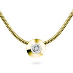 Diamantový přívěsek model VVDiamonds 9 - 18k žluté zlato