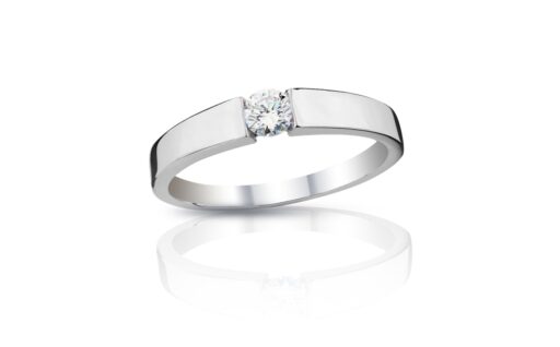 Diamantový prsten model VVDiamonds 36 - 14k bílé zlato