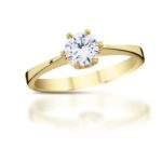 Diamantový prsten model VVDiamonds 42 - 18k žluté zlato