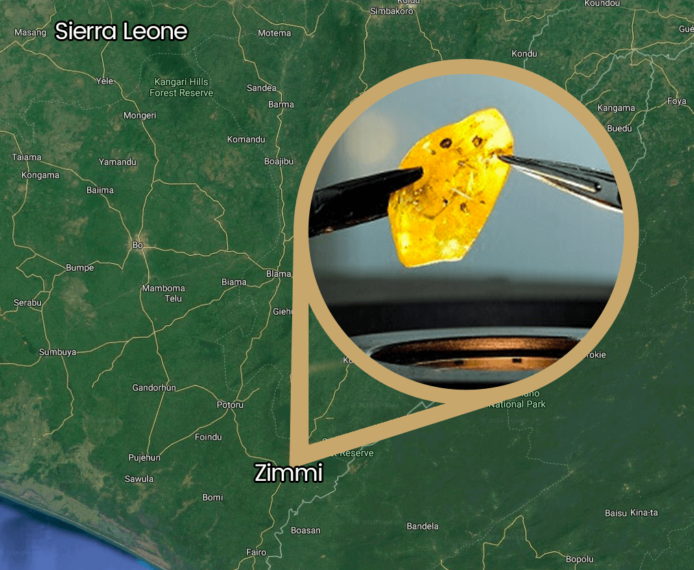 Náhledový obrázek -  mapa naleziště Zimmi