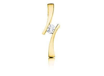 Diamantový přívěsek model VVDiamonds 23 - 14k bílé zlato