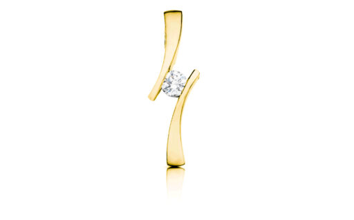Diamantový přívěsek model VVDiamonds 23 - 14k bílé zlato