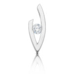 Diamantový přívěsek model VVDiamonds 22 - 14k bílé zlato