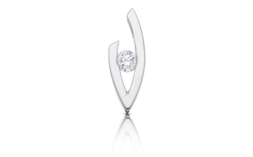 Diamantový přívěsek model VVDiamonds 22 - 14k bílé zlato