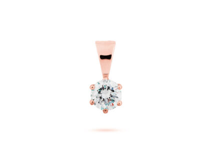 zlatý přívěsek s diamantem 0.30ct I/VVS2 s GIA certifikátem
