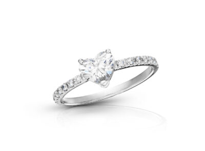 zlatý prsten s diamantem 0.70ct G/VVS2 s GIA certifikátem