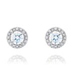 Diamantové náušnice model VVDiamonds 17 - 14k bílé zlato