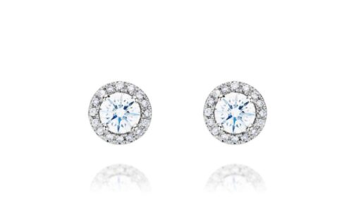 Diamantové náušnice model VVDiamonds 17 - 14k bílé zlato