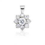 Diamantový přívěsek model VVDiamonds 18 - 14k bílé zlato