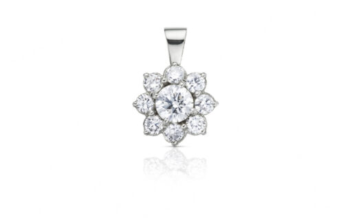 Diamantový přívěsek model VVDiamonds 18 - 14k bílé zlato