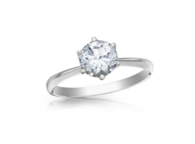 zlatý prsten s diamantem 1.50ct I/VS2 s GIA certifikátem