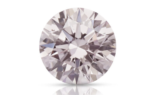 Růžový diamant 0.15ct 9PP (Fancy Light Purplish Pink)/SI1 s ARGYLE certifikátem