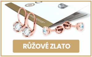 Dlaždice – briliantové náušnice – růžové zlato