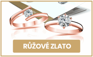 Dlaždice – briliantové prsteny – růžové zlato