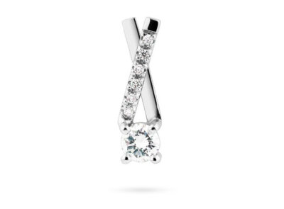 Diamantový přívěsek model VVDiamonds 6 - 14k bílé zlato