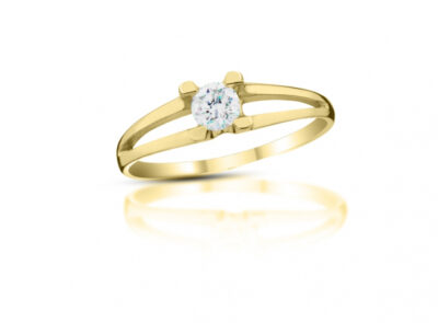 Diamantový prsten model VVDiamonds L19 - 14k žluté zlato