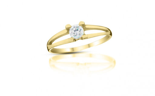 Diamantový prsten model VVDiamonds L19 - 14k žluté zlato