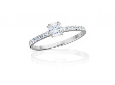 Diamantový prsten model VVDiamonds 61 - 14k bílé zlato