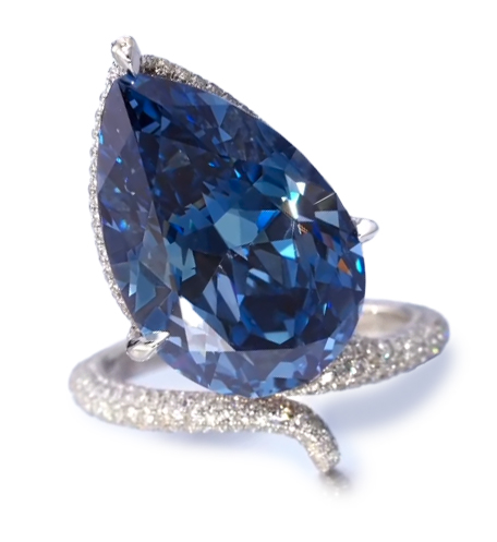 Náhledový obrázek – Šperk s diamantem Mellon Blue