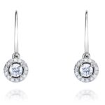 Diamantové náušnice model VVDiamonds 16 - 14k bílé zlato